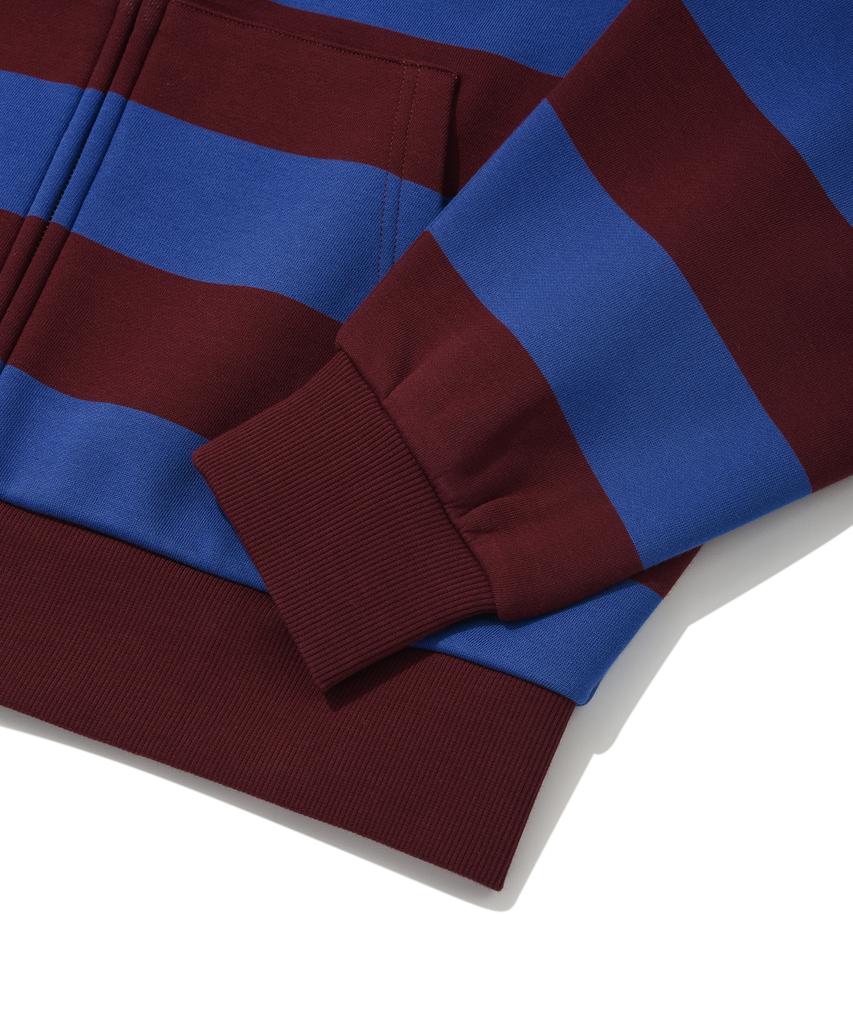 Retriever Club Bold Stripe Hood Zip Up [Blue]