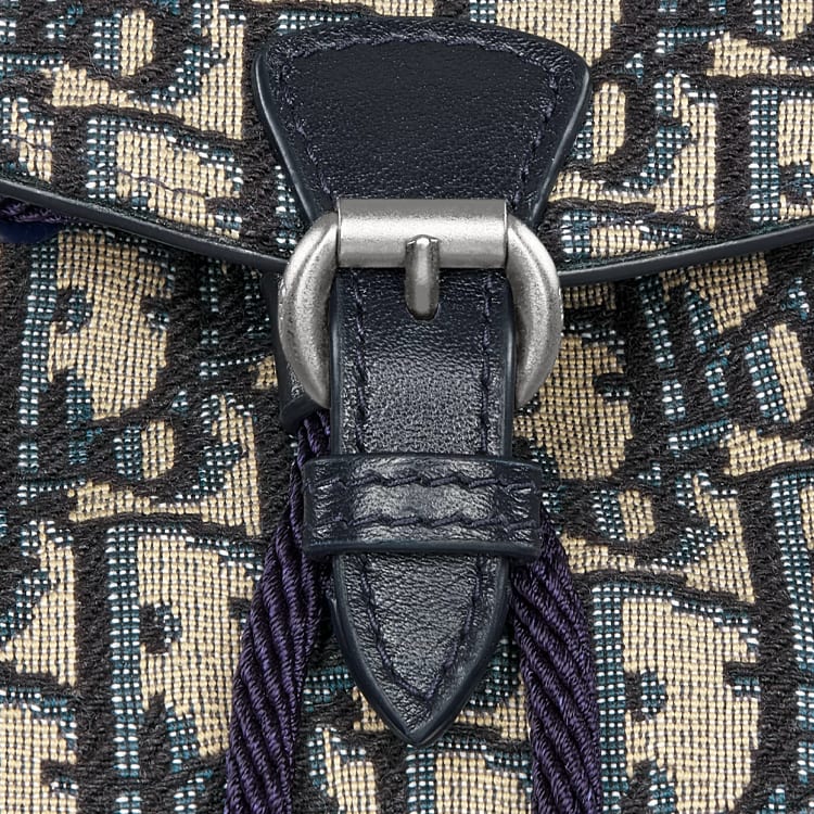 DIOR Cotton Backpack Kids' Beige & Blue M1536RBTZ-M962