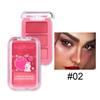 Three-color Pink Velvet Blush Long-lasting and Not Easy To Remove Makeup Cream-like Gloss Pearlescent Rouge Facial Makeup