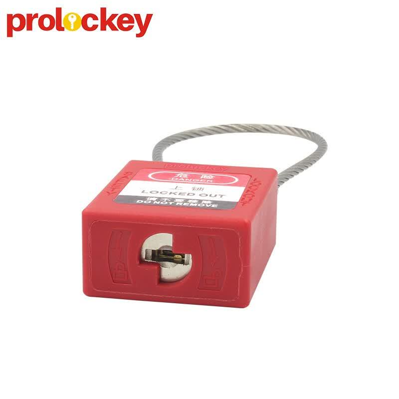Prolockey 3.2mm Steel Cable LOTO Padlock