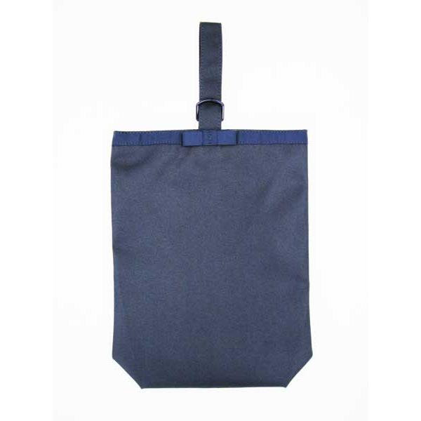 

Shoe case for going to kindergarten (ribbon on navy blue) Shoe bag for slippers for girls, boys, commuting to school, entering kindergarten,