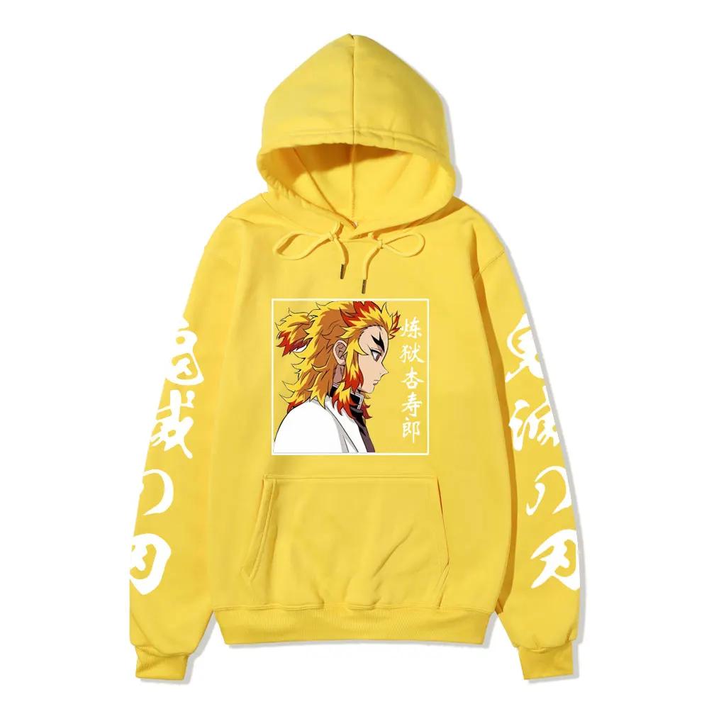 Anime Demon Slayer Hoodie Men and Women Long Sleeve Shinobu Kocho Hoodies Sweatshirts Harajuku
