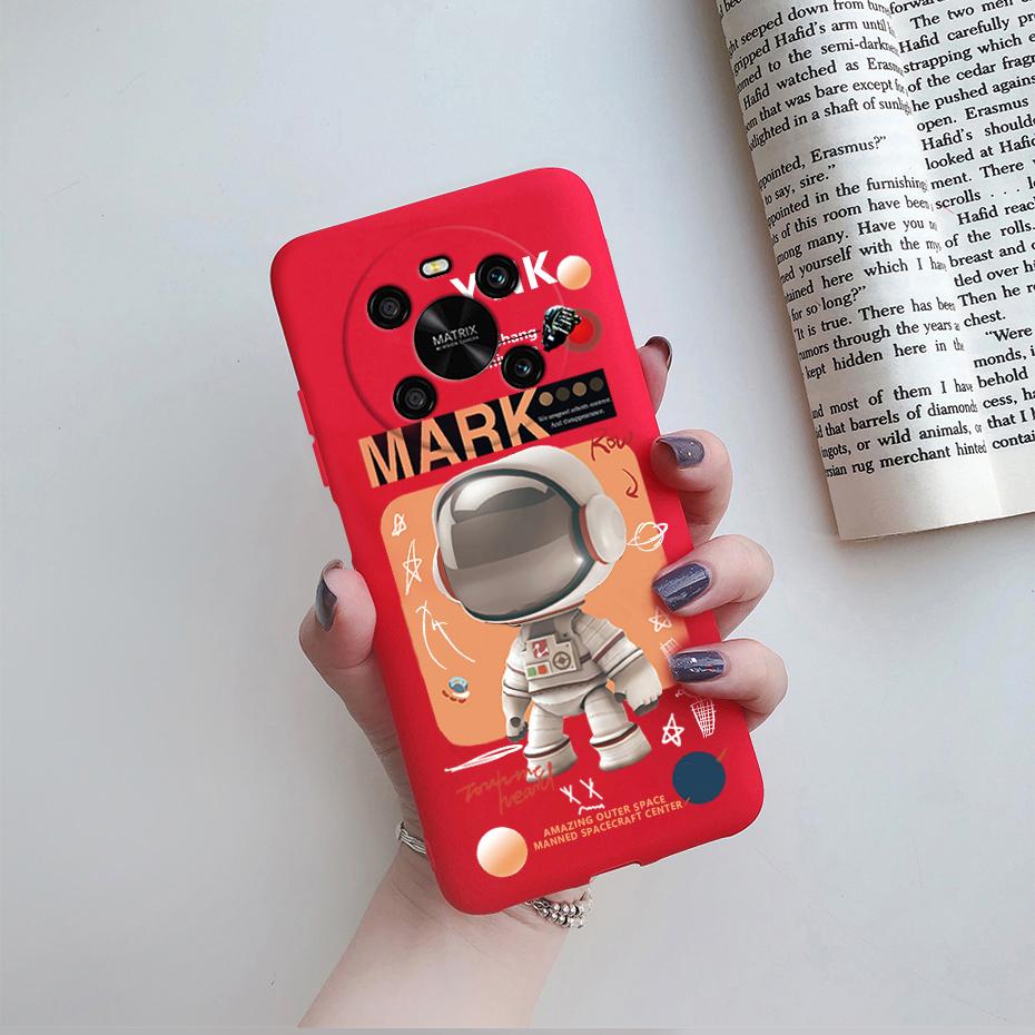 For Honor X9a 5G Case RMO-NX1 Cute Astronaut Back Cover Soft Silicone Funda For Honor X9 5G ANY-NX1 Phone Case HonorX9 X9a Capa