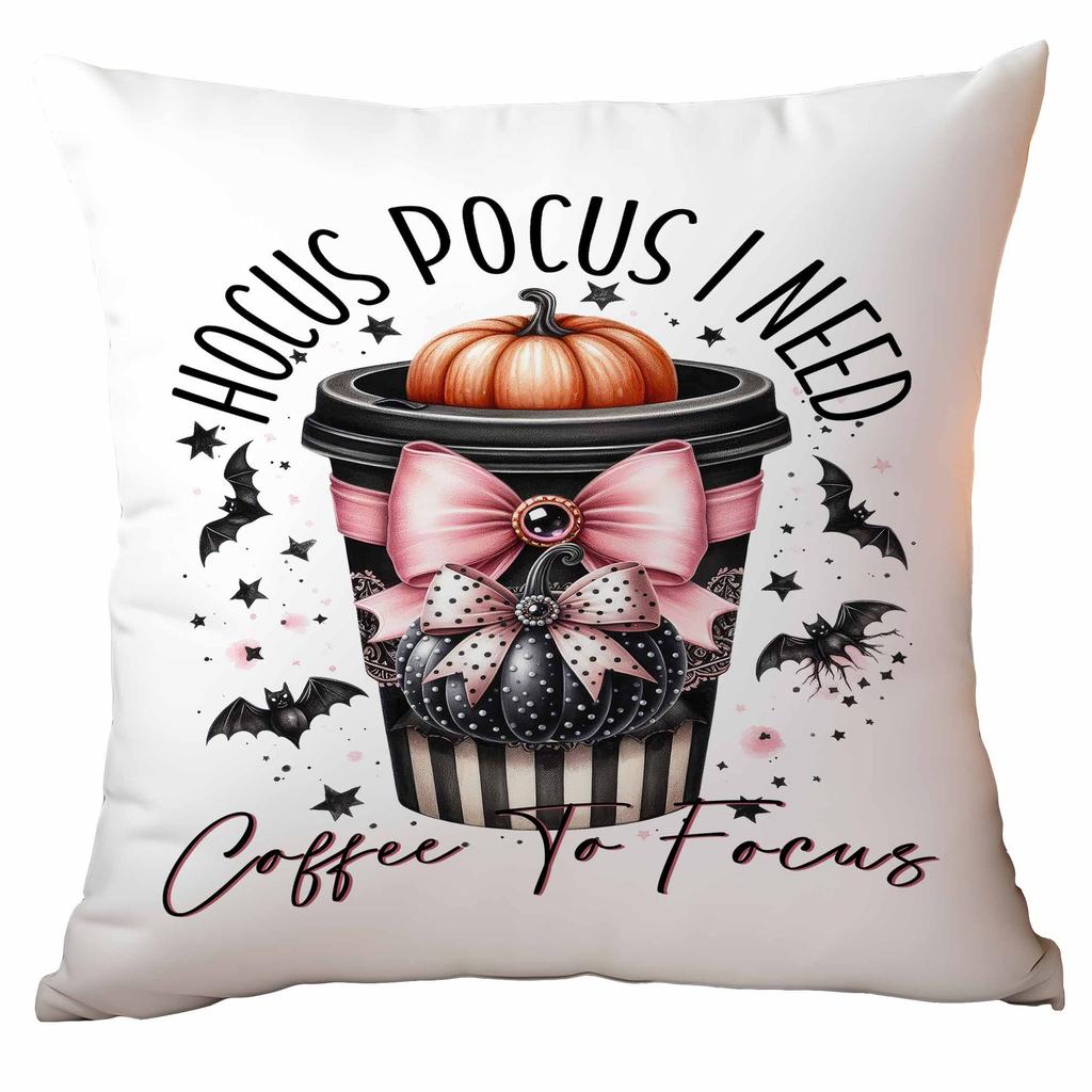 New Black Pink Halloween Pillowcase Home Holiday Decorative Cushion Pillowcase