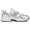 New Balance 530 Weiß Silber Grün Unisex Sneaker Silber-Metallic MR530AB