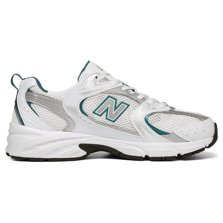 New Balance 530 Weiß Silber Grün Unisex Sneaker Silber-Metallic MR530AB
