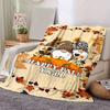 1pc Christmas Dwarf Printing Lightweight Flannel Blanket, Comfortable and Warm Blanket, for Camping Sofa Bed and Couch Office, Gift Blankets in All