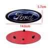 Autoaufkleber 14,6x5,7cm Emblem Auto Frontabdeckung Kühlergrill Abzeichen für Ford Kuga Focus Ranger Mustang Mondeo Fiesta Explorer Transit Acc
