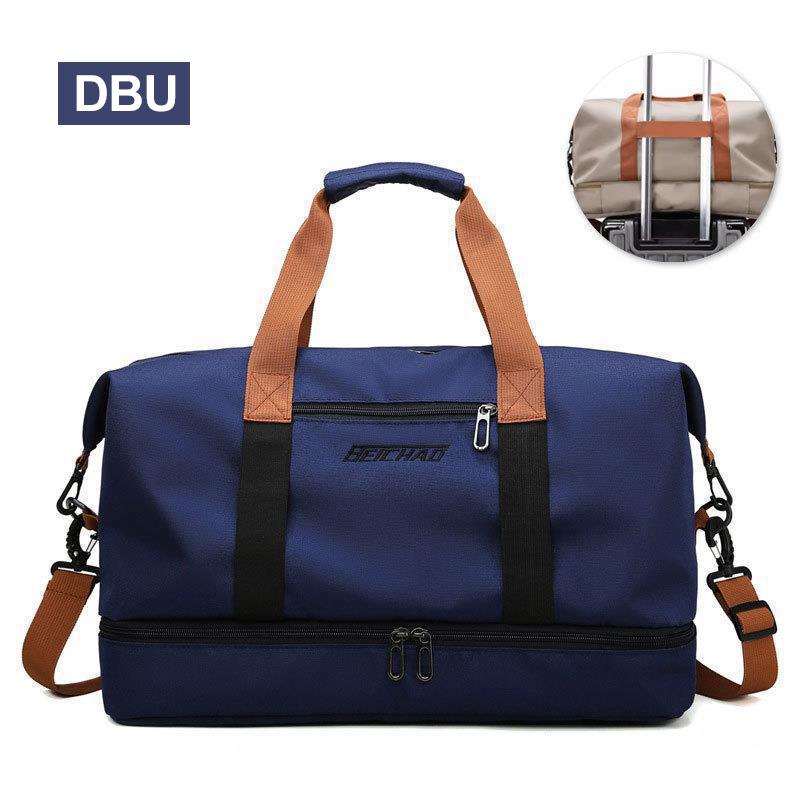 Torba Podróżna na Siłownię Bagaż na Krótkie Dystanse Przenośne Torby Fitness Torba na Ramię Crossbody na Klatkę Piersiową Torebki Torba Duffle Podręczna na Weekend