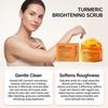 Vitamin E Turmeric Brightening Scrub Gentle Exfoliating Soft Moisturizing Smooth Glowing Restore Skin Hydration Body Treatment Skincare