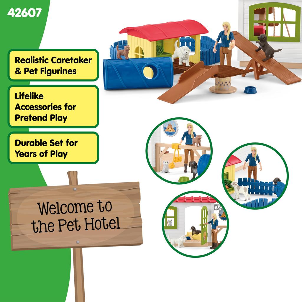 [Amazon.co.jp Exclusive] Schleich Farm World Pet Hotel 42607