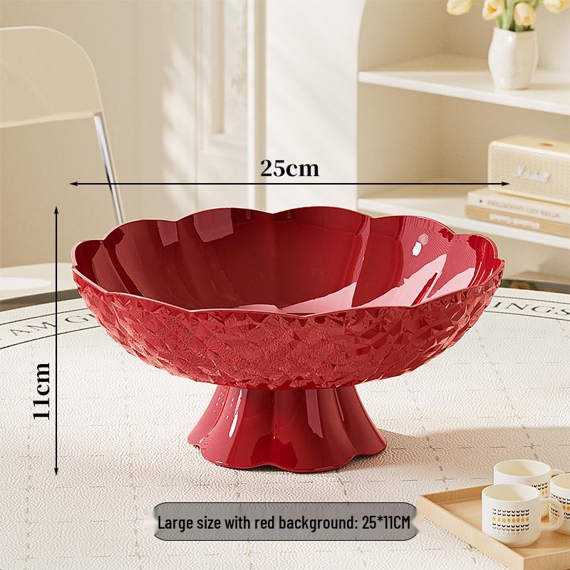 Rotating Luxury Fruit & Snack Bowl for Home or Coffee Table