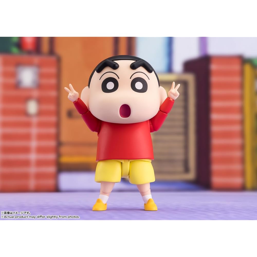 TAMASHII NATIONS S.H. Figuarts Crayon Shin-chan Shinnosuke Nohara 85mm PVC ABS Bemalte Actionfigur