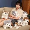 Husky Plush Doll: Children's Cuddly Toy, Sleeping Pillow, or Holiday Gift