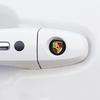 4PCS Car Door Lock Eye Stickers Protect Against Dirt Stickers For Porsche 911 Cayenne Carrera-GT 928 Panamera Boxster Macan 918