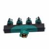 1 pièce Connecteur d'arrosage de jardin à 4 voies Adaptateur Diviseur en alliage de zinc Convient pour Robinet d'extérieur Systèmes d'arrosage goutte à goutte Aspersions 3/4 pouce