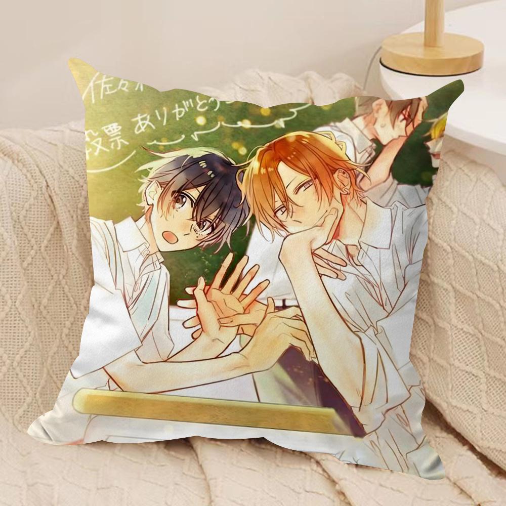 SSasaki and MiyanoS Cushion Cover Soft Plush DoubleSided Printed Sofa Pillow Cushion Cover Cozy AllSeason Decor Gift 30x30cm