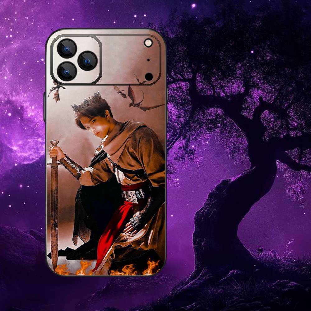D-Dimash K-Kudaibergens Phone Case For iPhone 17,16,15,14,13,12,Pro,Max,Plus,E,SE4,Air,Mini Black Soft Box