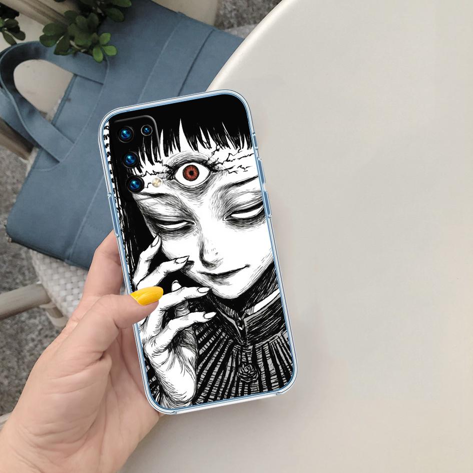 LO52 Horror Junji Ito Tomie Case for Motorola G10 G20 G30 G31 G32 G34 G35 G41 G42 G50 G51 G52 G55 G60 G60S G62 G71 G72 G75