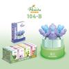 Children'S Educational Small Particle Mosaic Building Block Flower 104 Series 32 Potted Plant Simulation Rose Succulent Building Block Toy