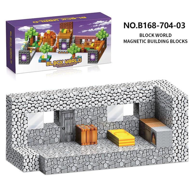 Source Factory 60 Models My Magnetic World Magnetic Block Theme Set Diy Build Magnetic Building Block Toys