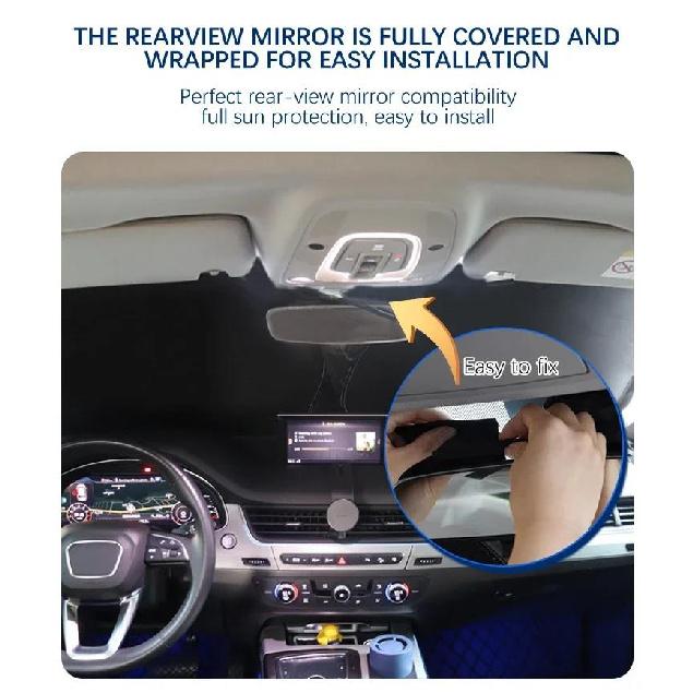 Car Window Sunshade Cover for JEEP Commander Sun Shade Windshield Visor Protector Windscreen Folding Auto UV Protection CurtainWindshield Sunshades 1