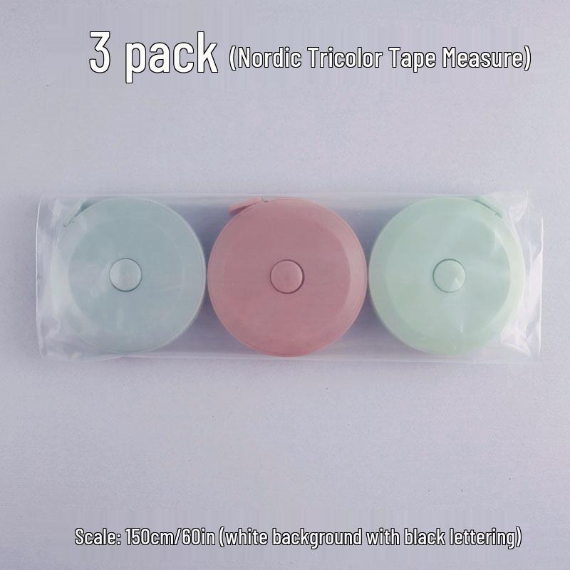 Portable 2m & 1.5m Dressmaker's Tape Measure for Bust, Waist, and Hips - Soft, Boxed, Mini Ruler