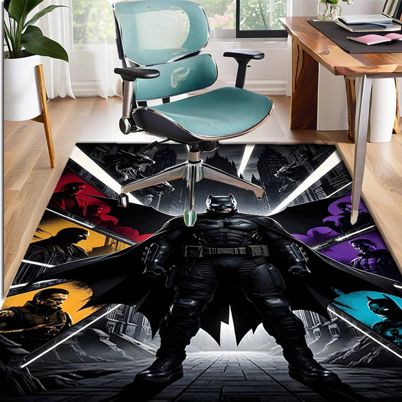 Batman Pattern Rug, Indoor/Outdoor Mat, for Picnic, Gameroom, Bedroom, Office, Living Room, Home Decor Carpet, Birthday Gift
