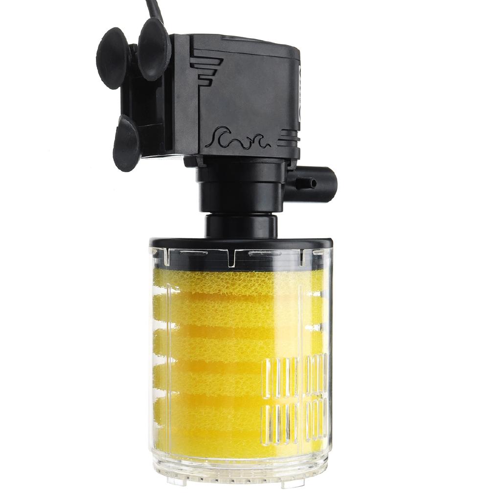 New Aquarium Internal Filter Aquarium Pump EU Plug Aquarium Filter Fish Tank Filter 3 In 1 For Aquarium Air Pump