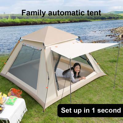 Tent Outdoor Camping Family Picnic Travel Sunshade Folding Shade Portable Automatic Rainproof Leisure