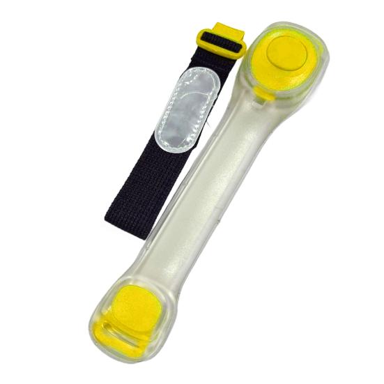 LED Light Up Armband High Visibility Outdoor Sports Flashing Luminous Safety Band Adjustable