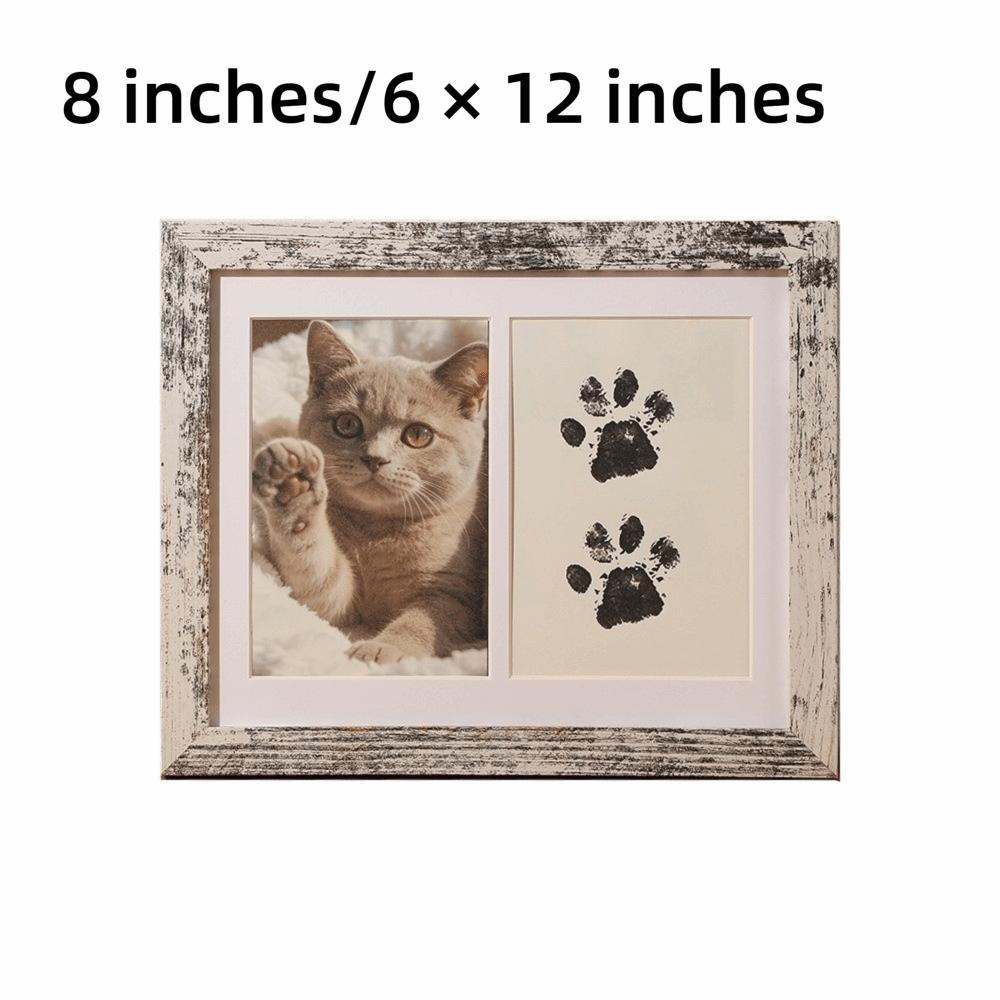 Tabletop Display DIY Pawprint Keepsake Frame Pet Paw Print Kit  Memorial Gift