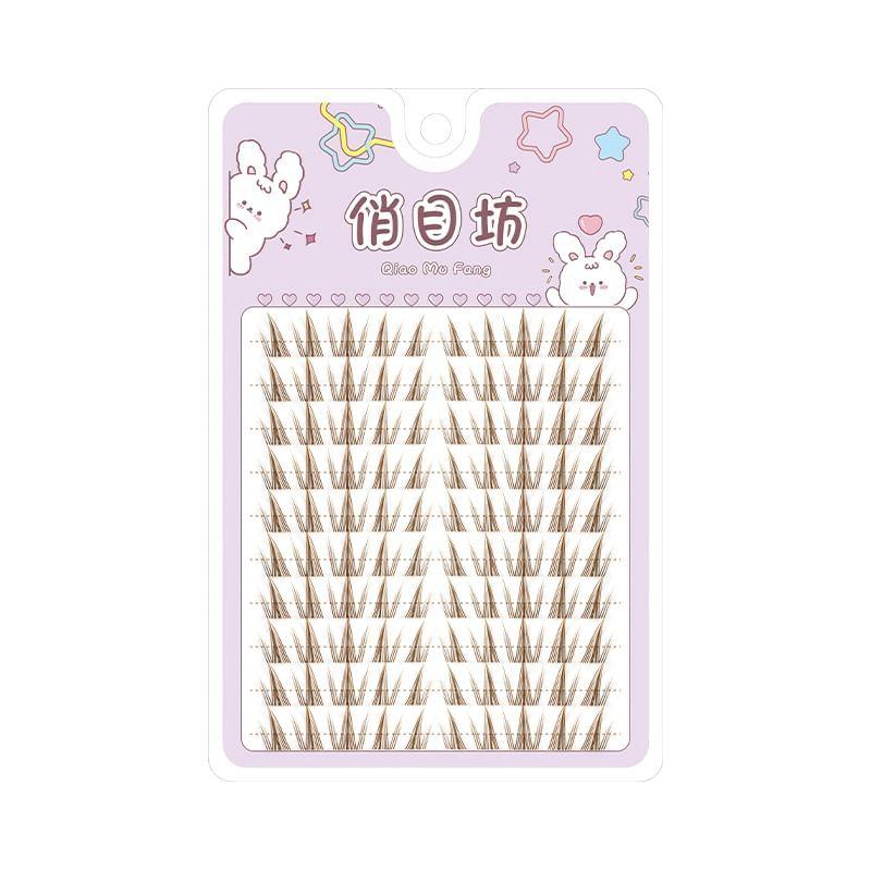 SIDIT - Natural Crisscross Colored Cluster False Eyelashes