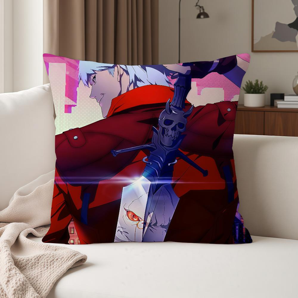 DDevil Mmay Ccry Games Pillow Case Suitable For Bedrooms Living Rooms Cars Home Decoration