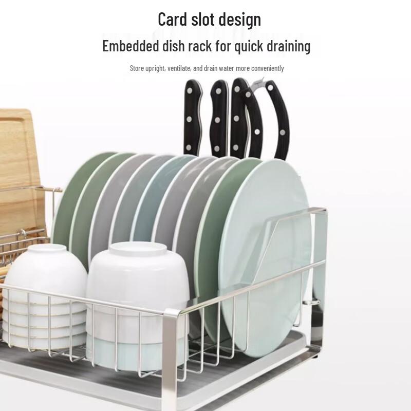 Beifu Upgraded 304 Stainless Steel Dish Drying Rack