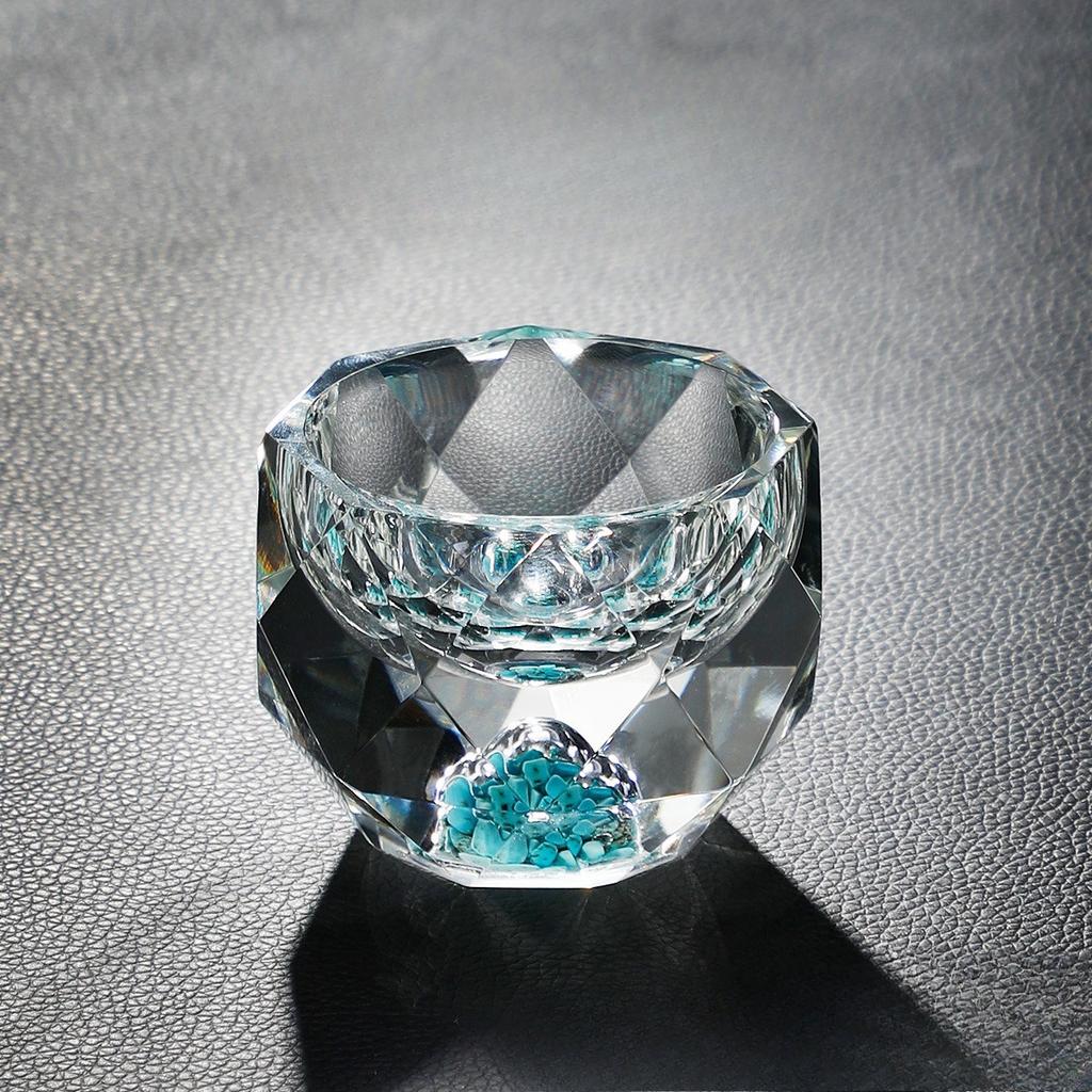 1 ks 50ml skleniček na panáky Diamantově broušené Dvojité dno Křišťálová sklenice na Whisky Espresso Čajová šálka Barové Lehce luxusní Skleněné nádobí