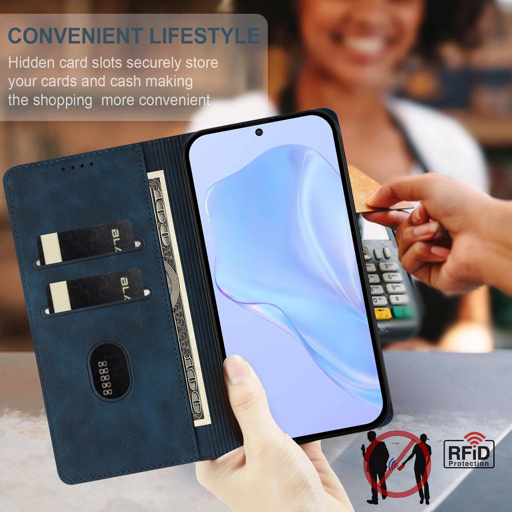 For Samsung Galaxy S24 Magnetic Case Rotating Kickstand TPU PC Phone Cover
