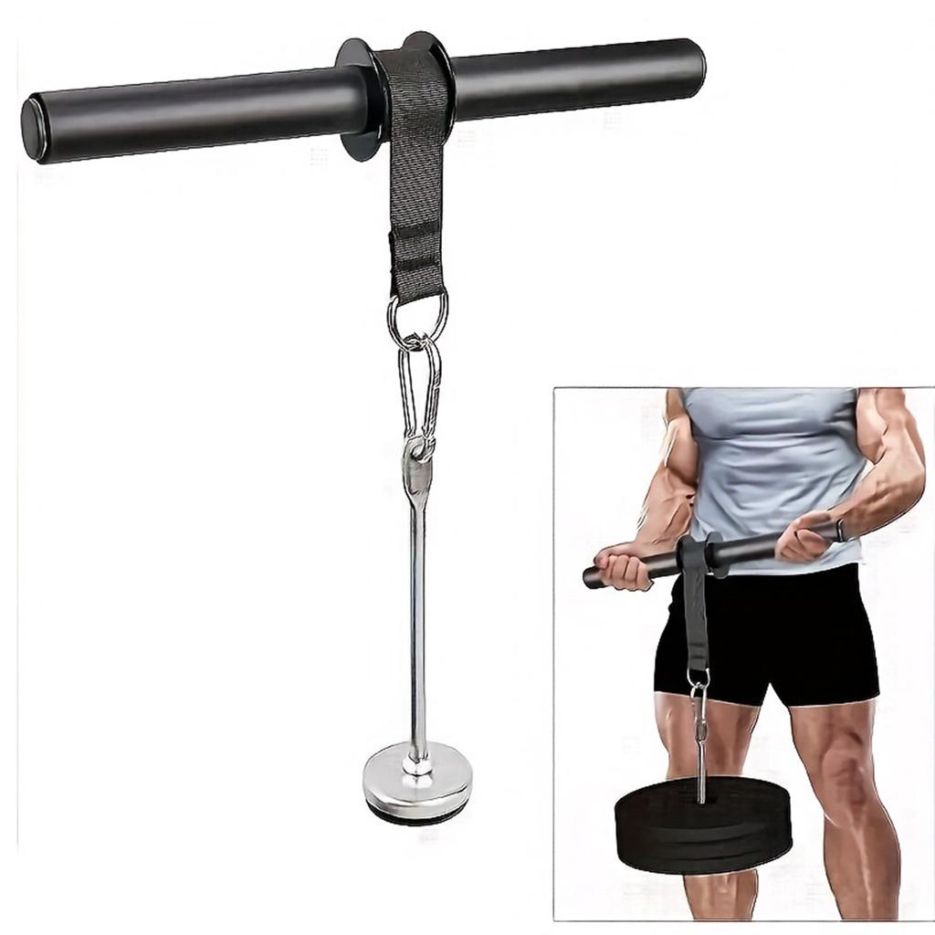 Fitness Unterarmstrecker Stahl Anti-Rutsch Handgelenkroller Unterarmkrafttrainer für Muskelaufbau Training Fitnessstudio