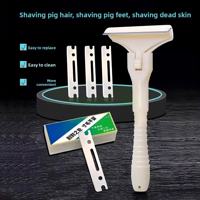 Pig Hair Removal Knife - Perfect for Scraping Pig Fat. Special Knife for Scraping Pig Skin. Super Sharp Blade. Pig Hair Removal Tool.