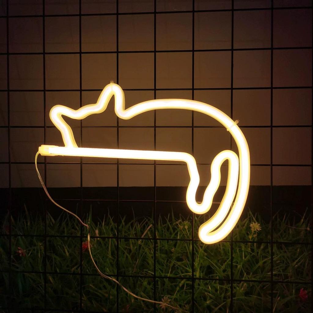 LED Neon Butterfly & Planet Wall Light - Decorative E-sports, Bar, and Photo Prop Night Light