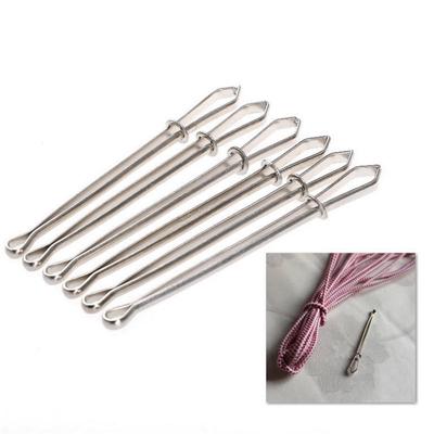 6Pcs Elastic Band/Rope Wearing Threading Guide Forward Device Tool Needle Sewing