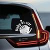 Car Sticker Cartoon Funny KIDS BABY IN CAR Sticker Auto Window Glass Body Personalized Creative DIY Warning Sign Car Decoration