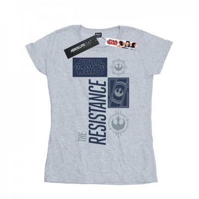 Womens/Ladies The Last Jedi The Resistance Cotton T-Shirt