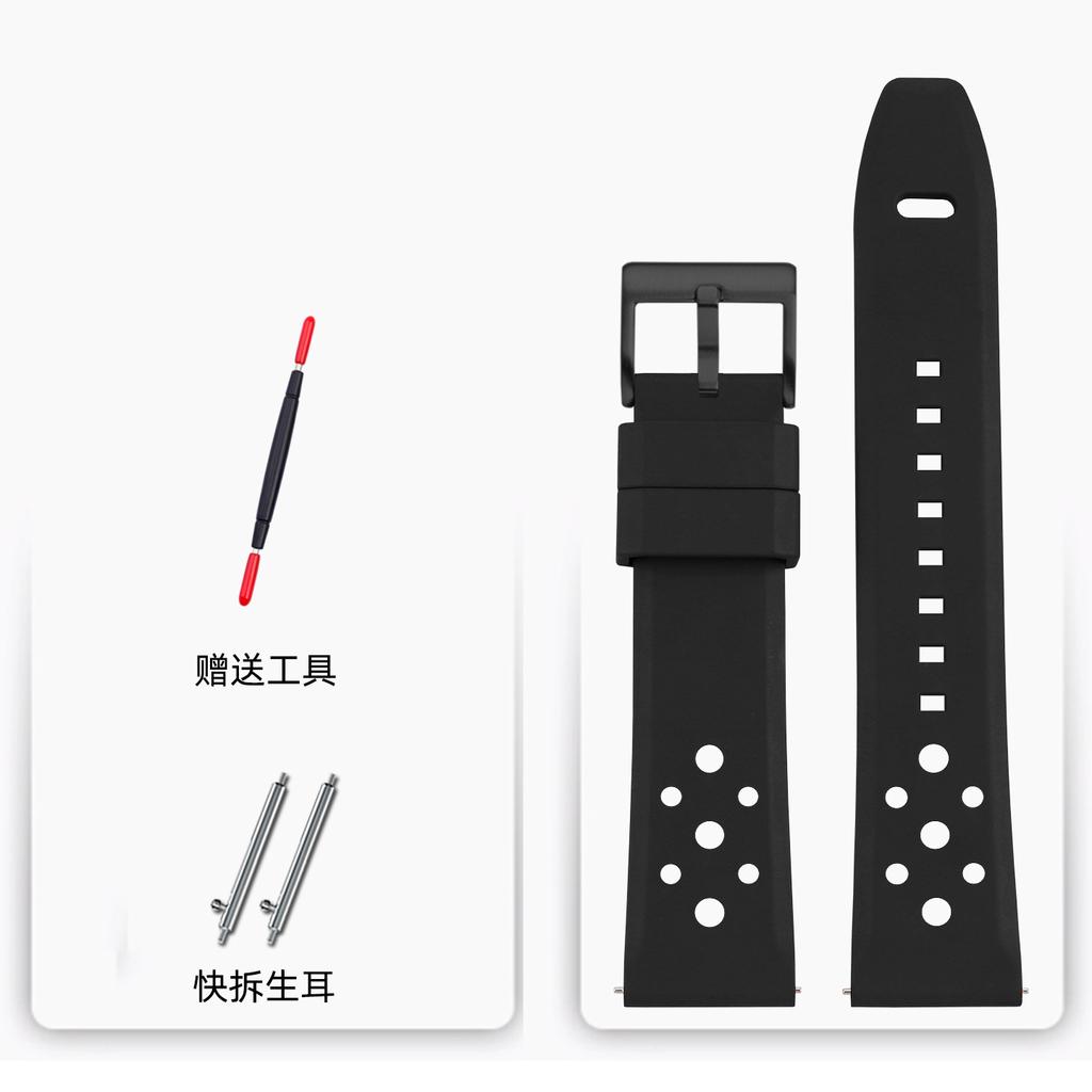 20mm 22mm Silicone Rubber Watch Strap for Omega Casio Seiko IWC Watchband Diving Waterproof Sport Bracelet Watch Wristband