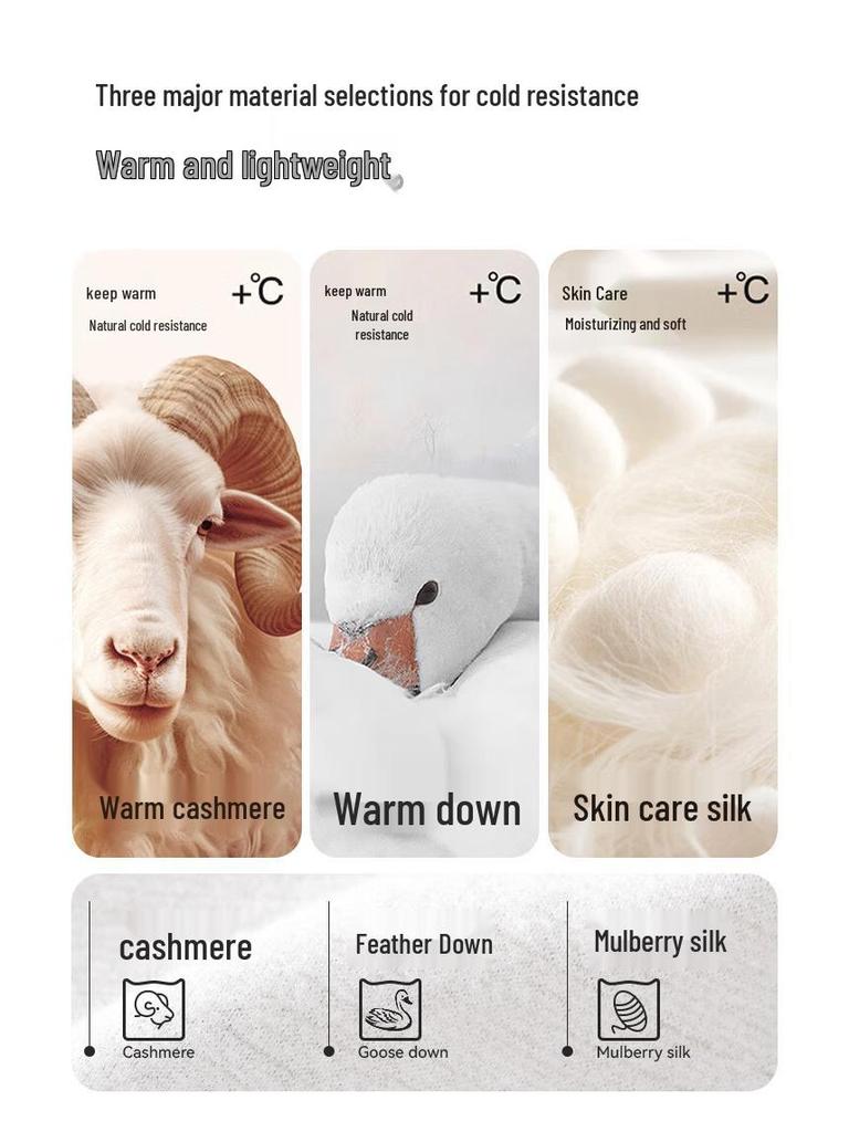 MiiOW Men's Cashmere Blend Seamless Thermal Vest