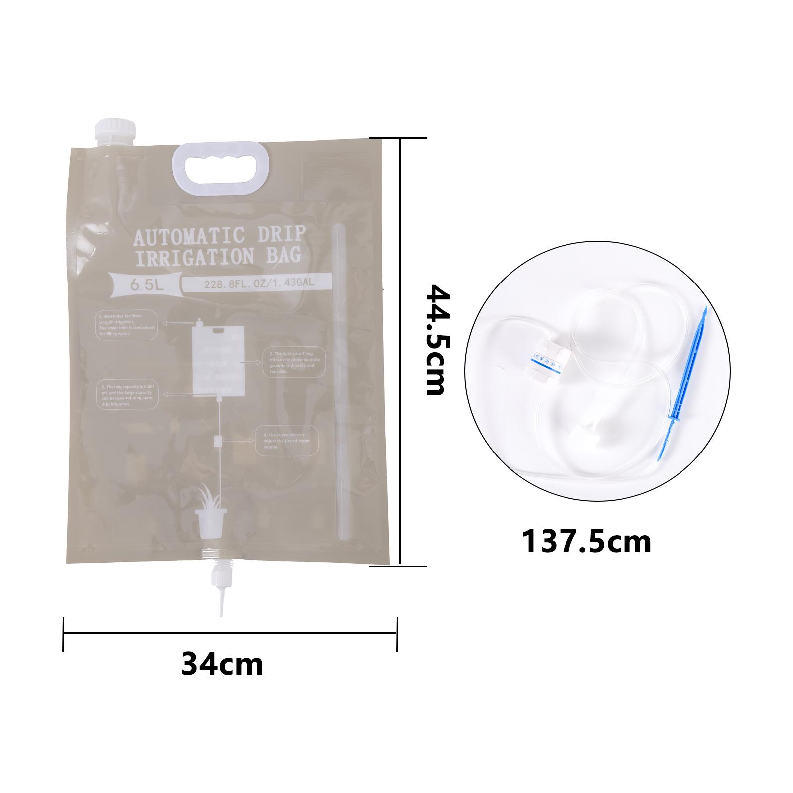 

6.5L Automatic Watering Bag Device Auto Drip Lazy Planting Kit Garden Watering Water Bag Plant Irrigation Tools Dripper Kits