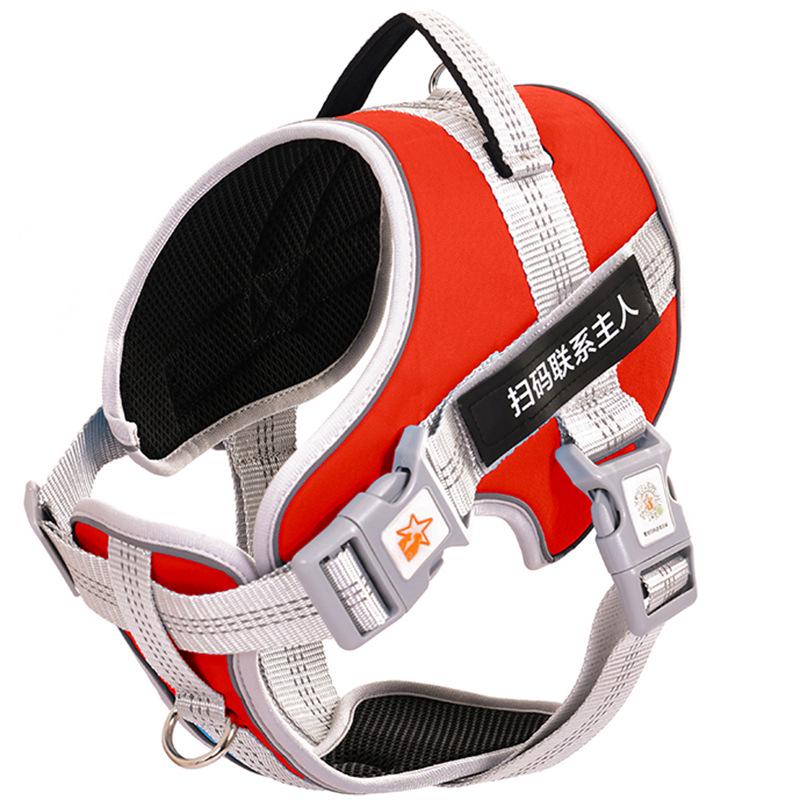 Adjustable Explosion-Proof Dog Leash and Harness for Walking