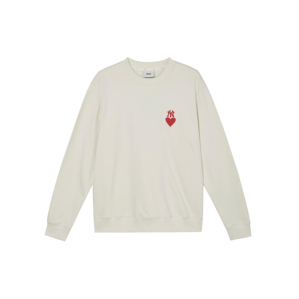 New MLB Sweatshirts Unisex Milk White 3AMTH0324-50CRS