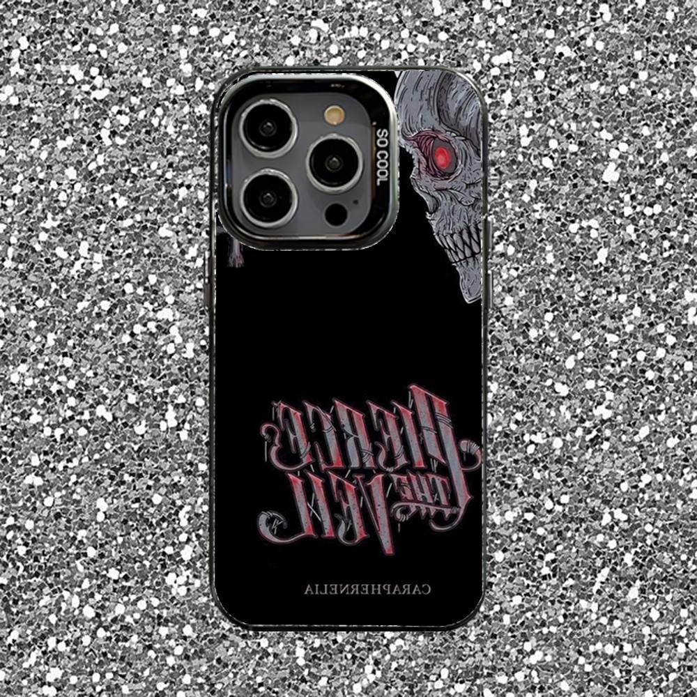 P-Pierce The V-Veil Phone Case For iPhone 16,15,14,13,12,11,Pro,XS,Max,Plus,Mini,SE Black Candy Matte Shockproof Cover