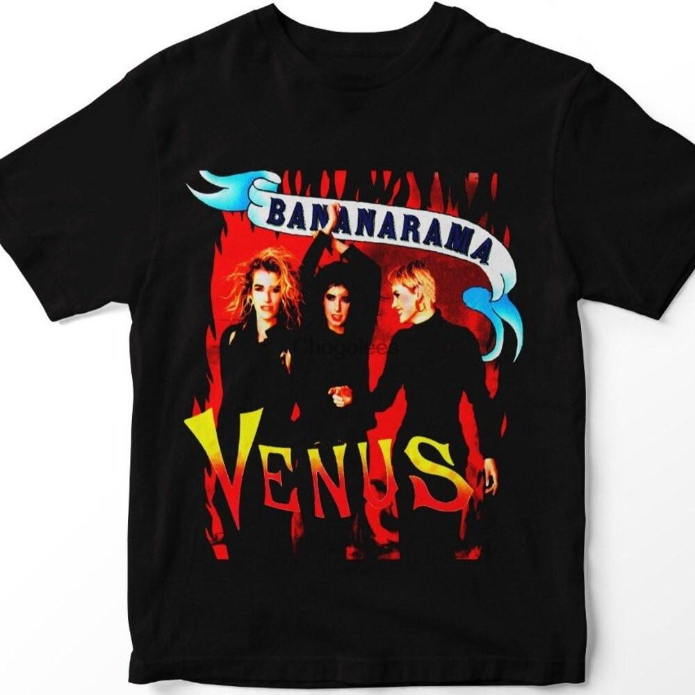 Vtg Bananarama Band Venus Cotton All Size Men Women Tee Black Shirt BL514
